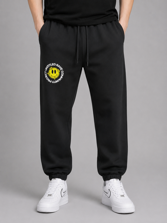 URCP SMILEY FLEECE UNISEX JOGGERS