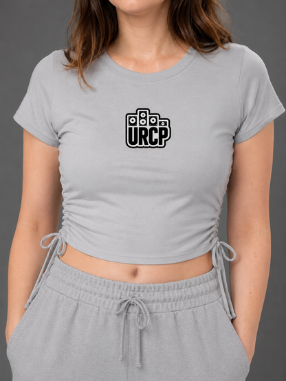 URCP LOGO WOMENS DRAWSTRING TEE (front design)
