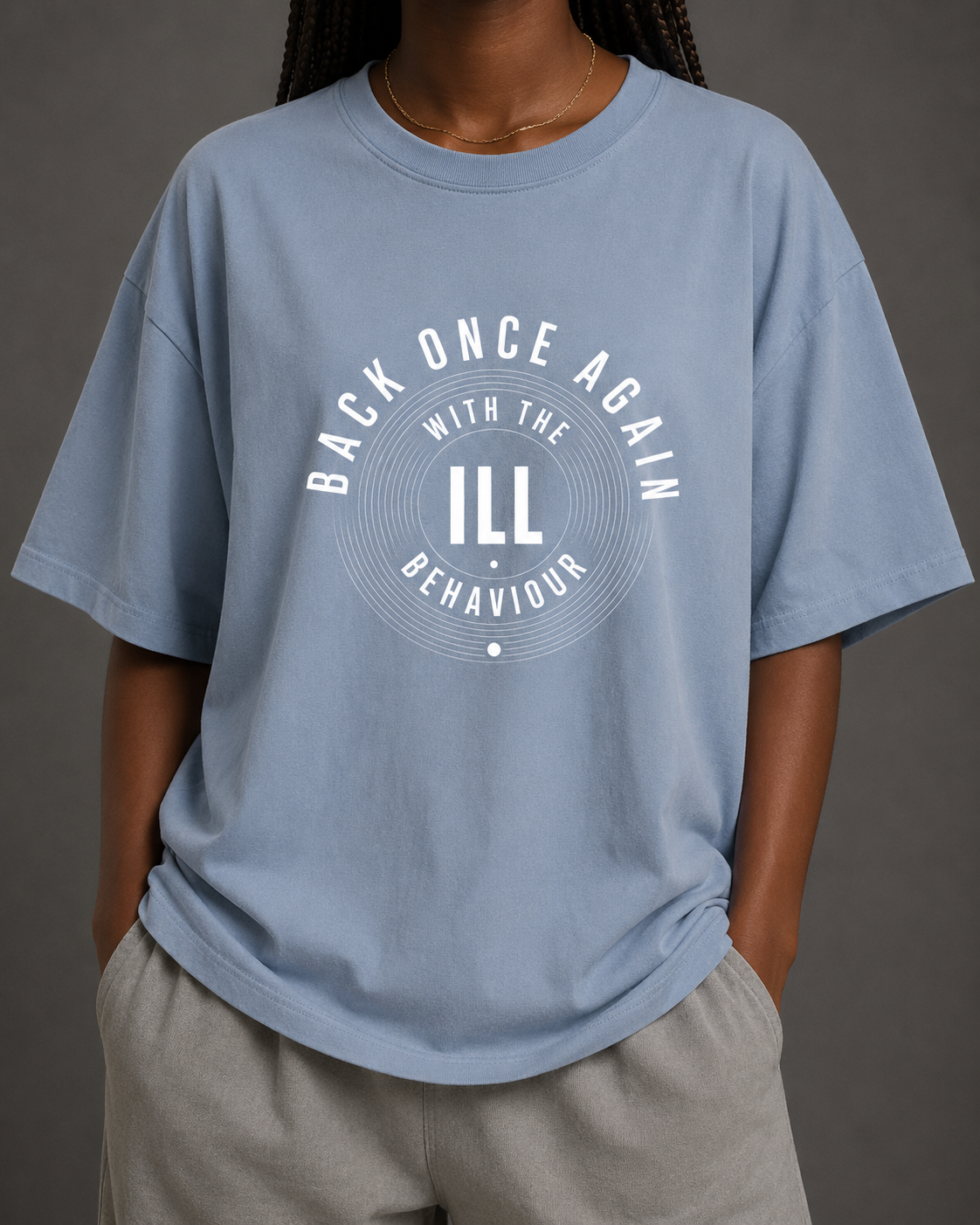 BACK ONCE AGAIN UNISEX TEE (front design)