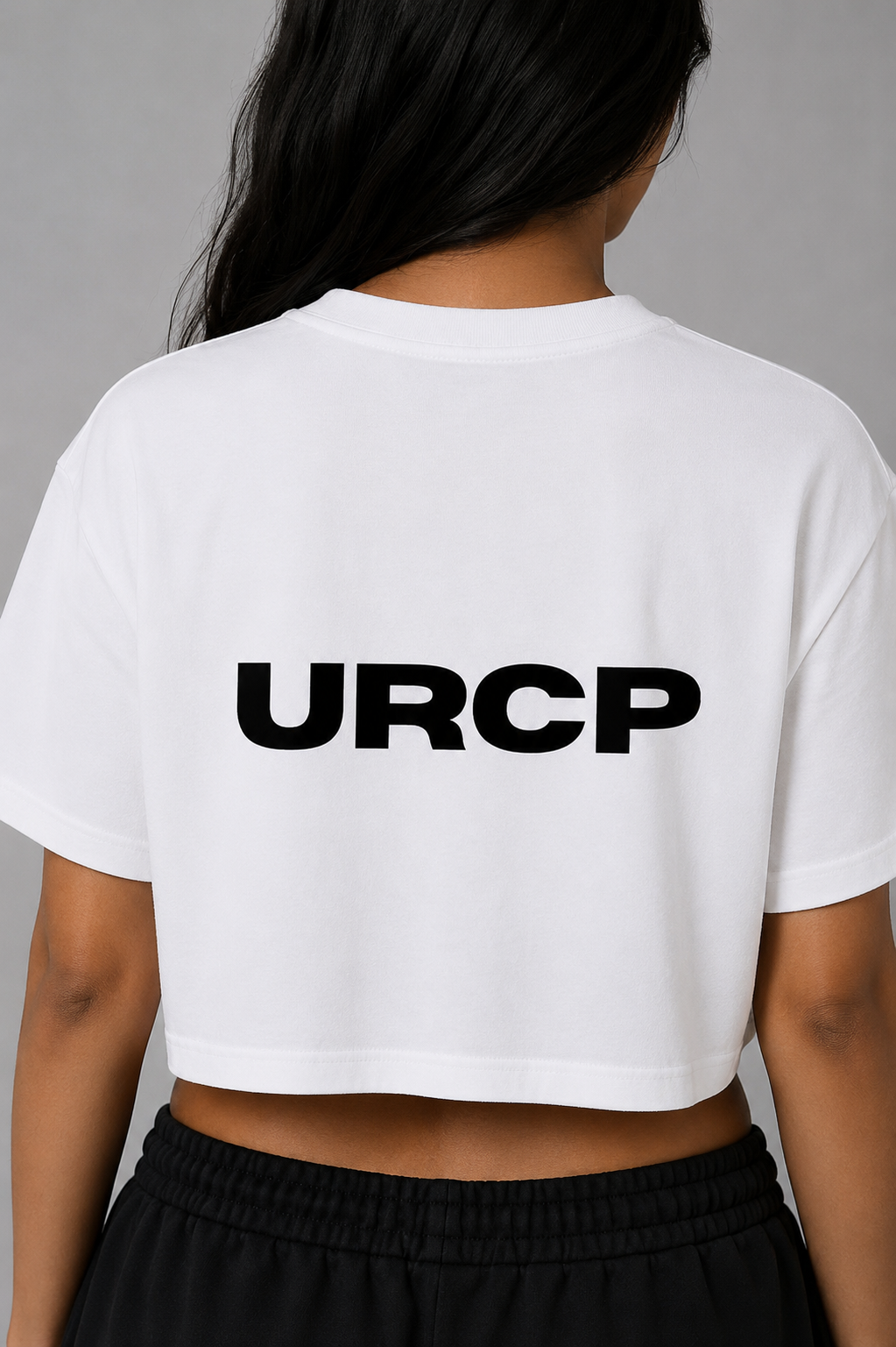 URCP CROPPED TEE (back design)