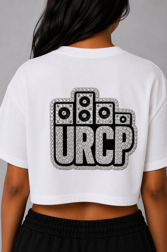 URCP DIAMOND CROPPED TEE (back design)