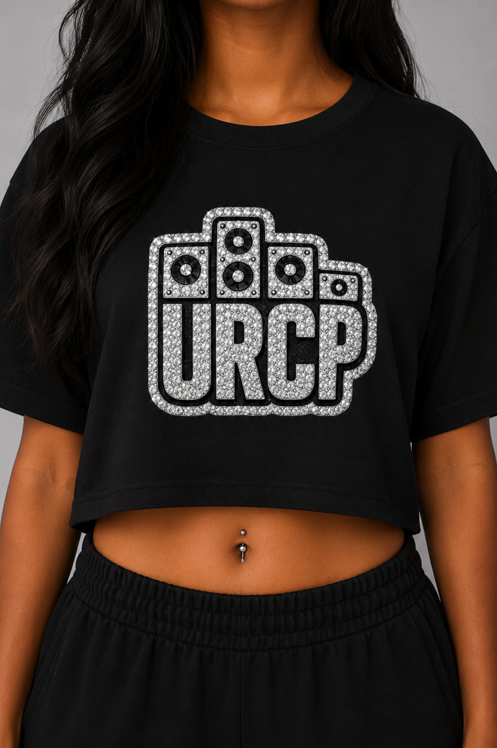 URCP DIAMOND CROPPED TEE (front design)