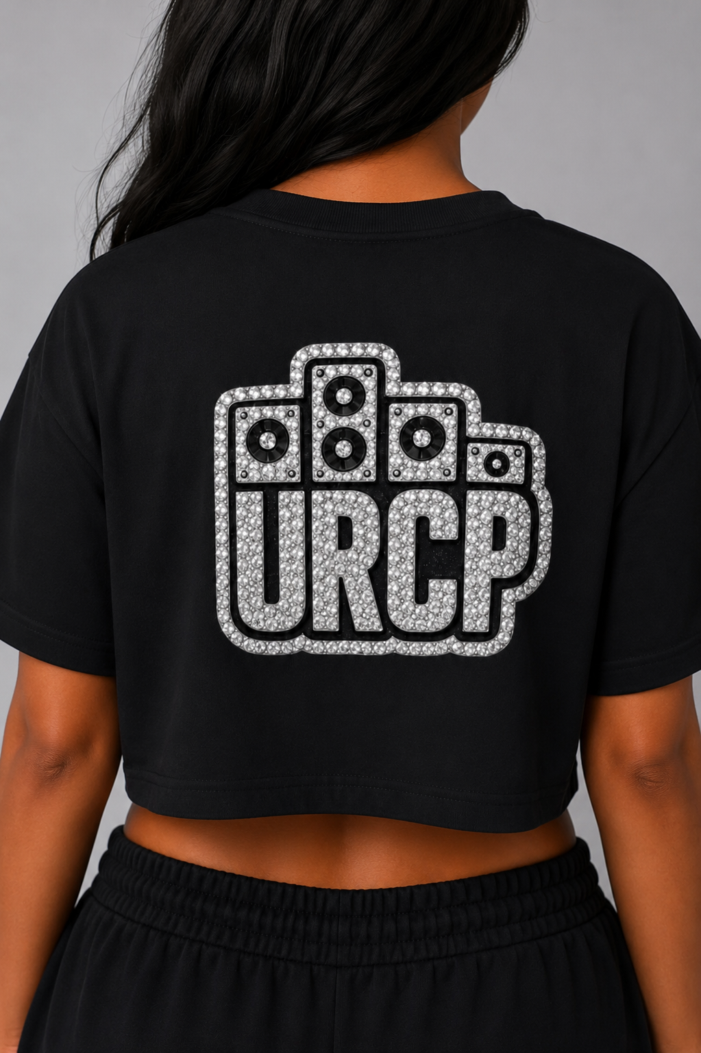 URCP DIAMOND CROPPED TEE (back design)