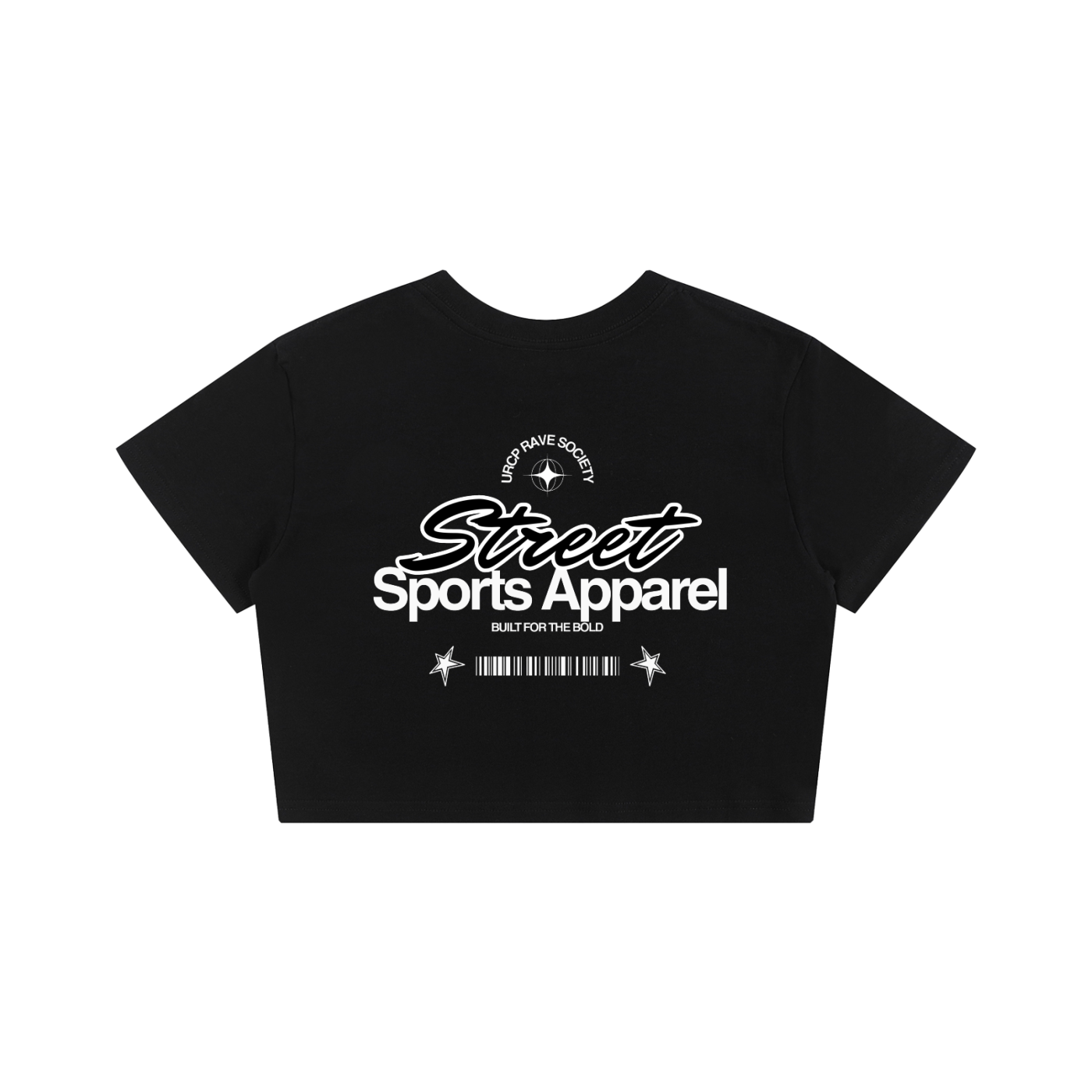 SPORTS APPAREL CROPPED TEE (back design)